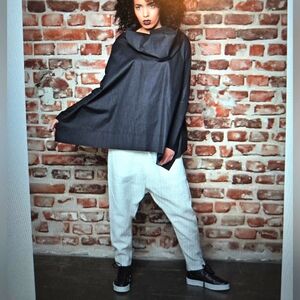 White Linen Pants, Adeptt, S, NWOT